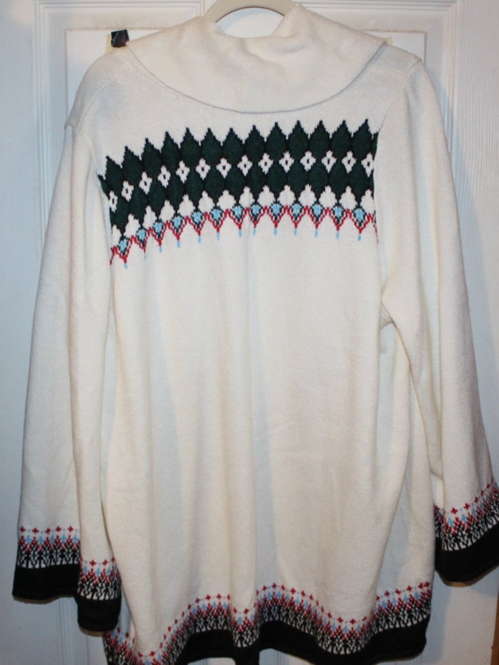 NWT Lane Bryant western style open front sweater 26/28 pretty! - Picture 6 of 6